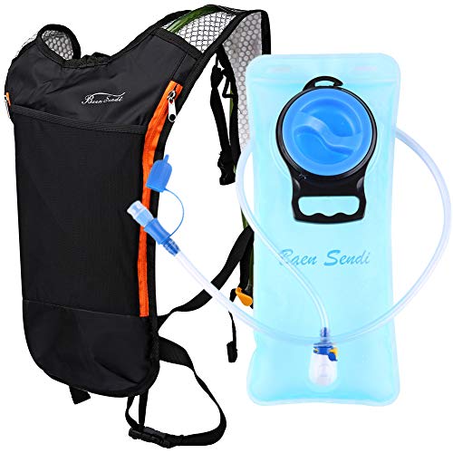 Baen Sendi Hydration Pack with 2L Backpack Water Bladder - Great for Outdoor Sports of Running Hiking Camping Cycling Skiing