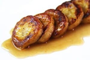 Fried Bananas with Honey 