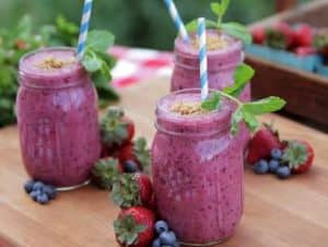 Strawberry Blueberry Smoothie Recip