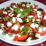 Mighty mozzarella and tomato salad