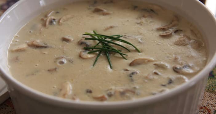 Wild Rice and Mushroom Soup