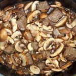 Low Carb Beef Stroganoff slow cooker recipe