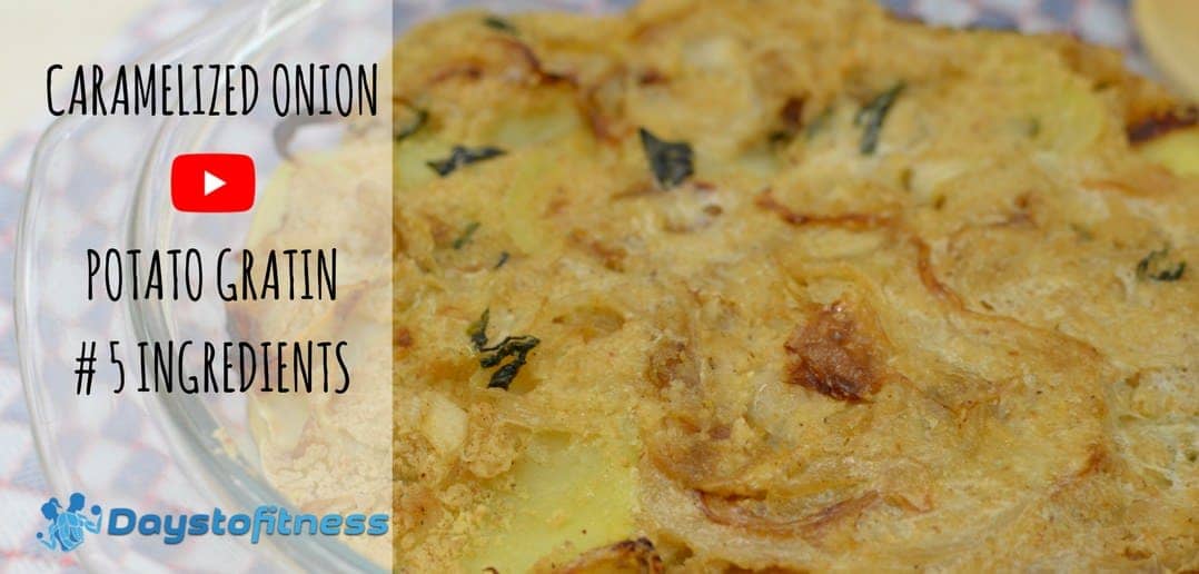 Caramelized Onion and Potato Gratin - 5 Ingredients