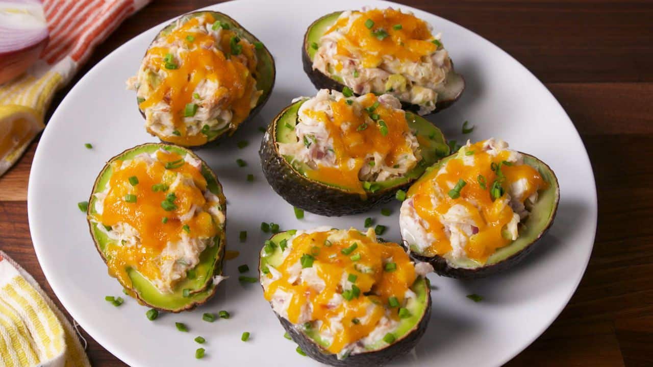 Low-Carb Avocado Crab Boats